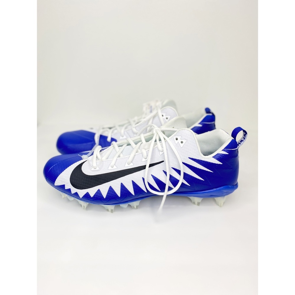 NWT Nike Alpha Menace blue & white cleats SZ 16